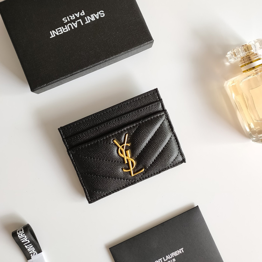 Saint Laurent YSL Caviar Leather Card bags (Replica) - Ultra-Collectible