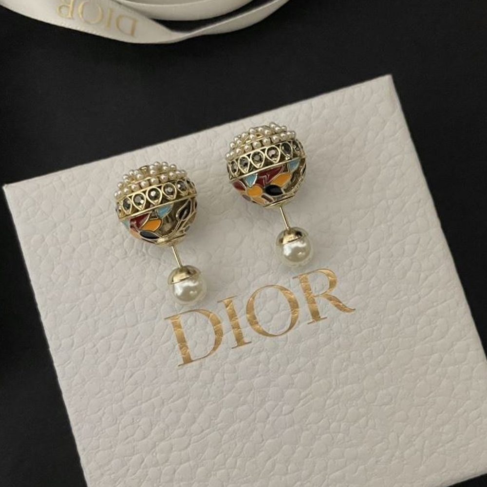 Christian Dior Round Pearl Earrings - Ultra-Collectible