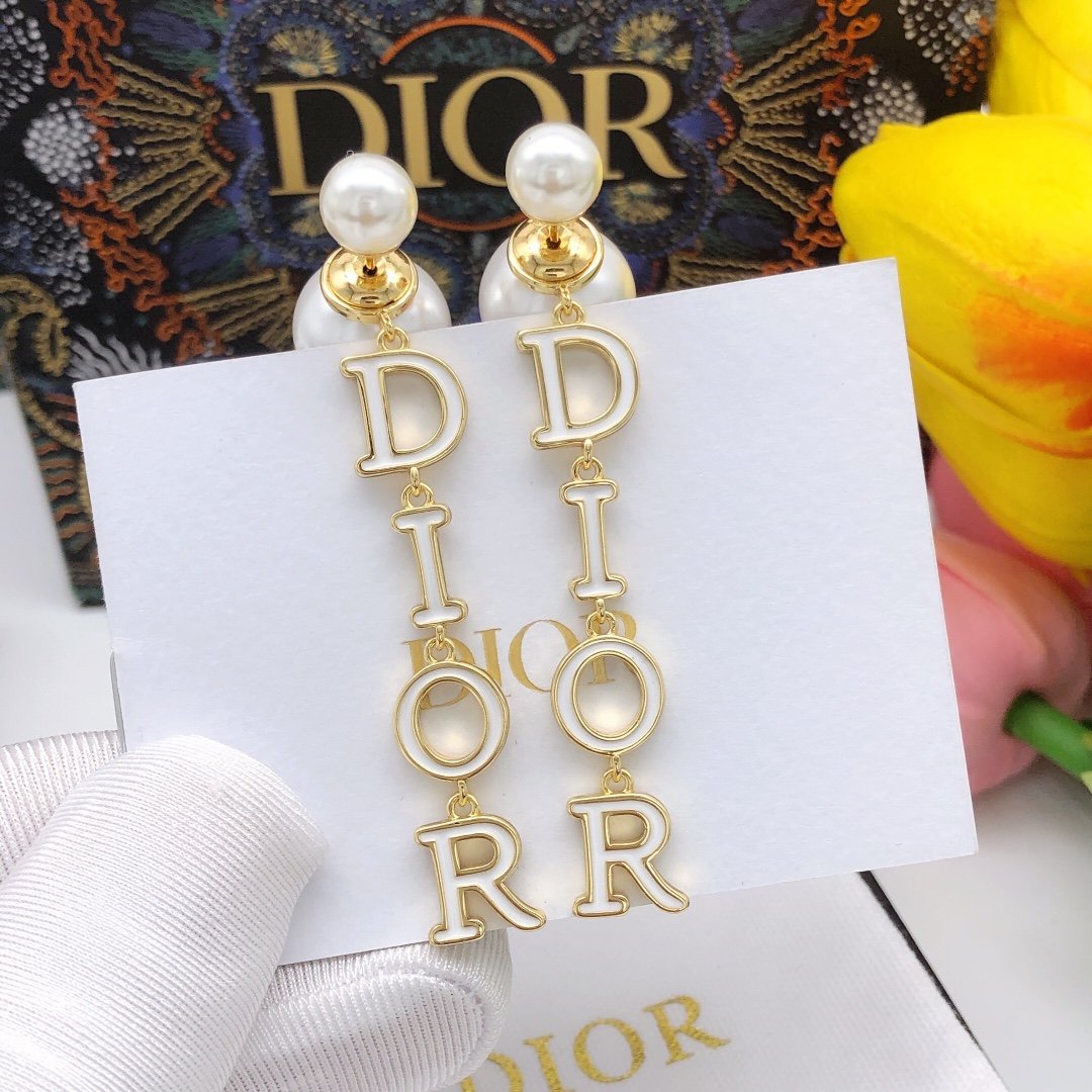 Dior 21 Autumn Earrings Gold For Women Jewelry (Replica) - Ultra-Collectible
