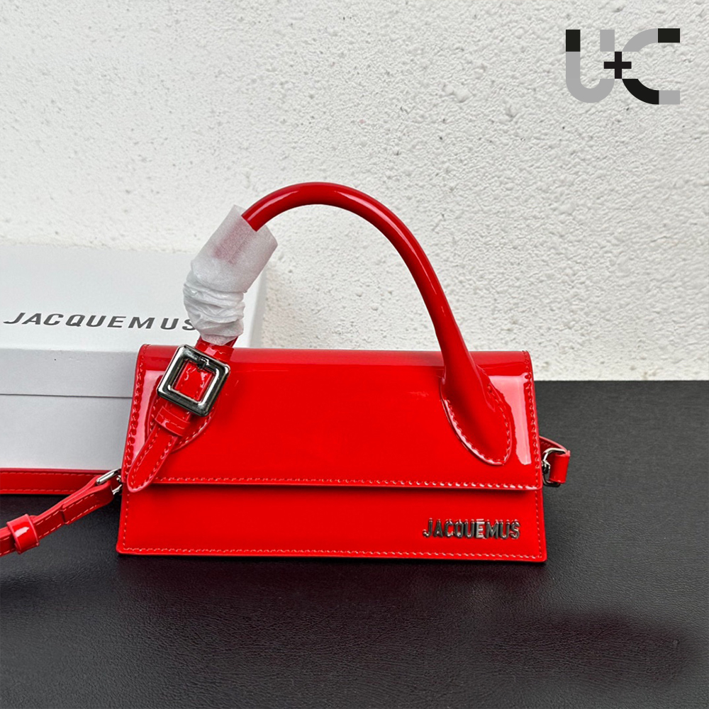 JACQUEMUS Le Chiquito Long Boucle leather shoulder bag Perfect Replica) - Ultra-Collectible