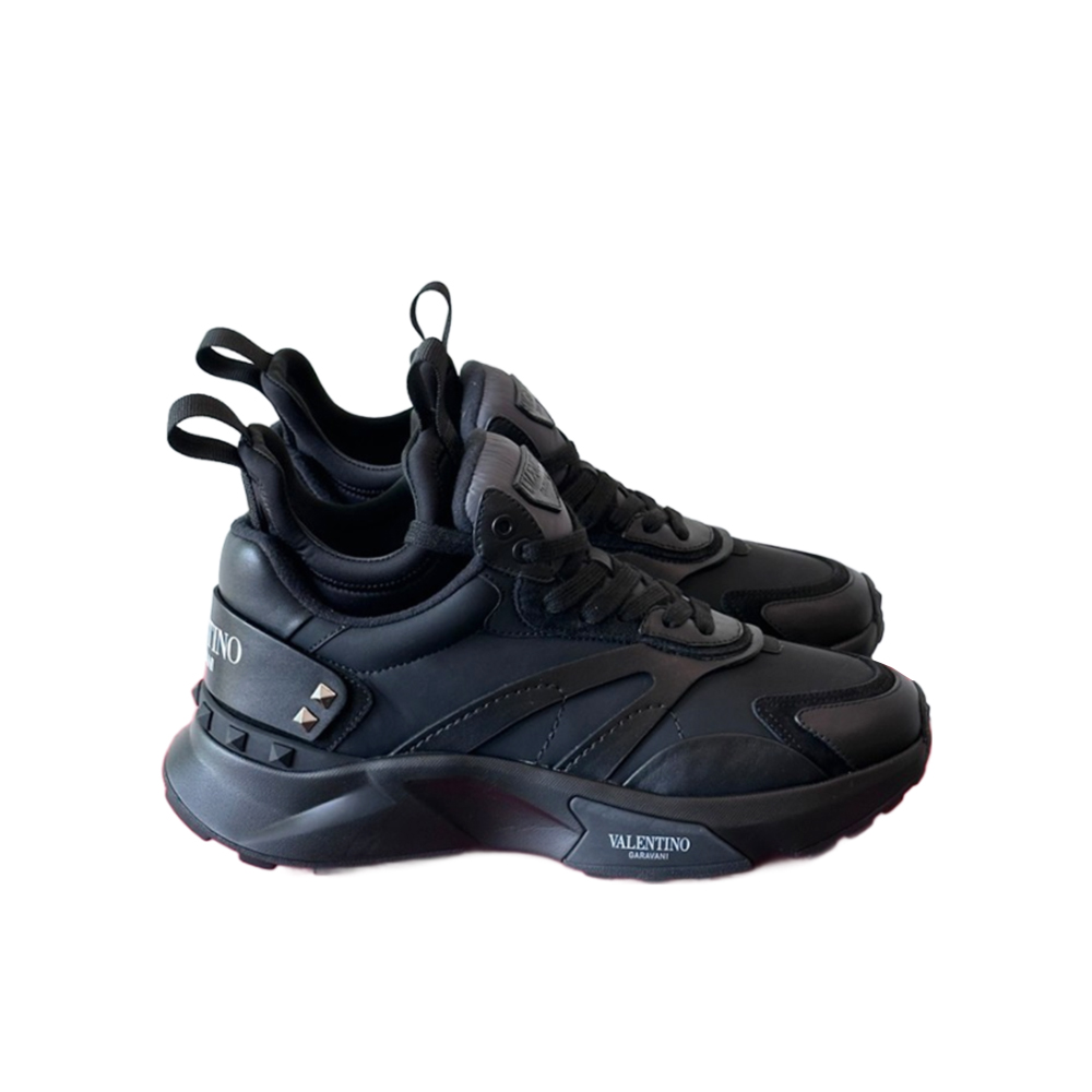 Valentino Garavani Leather Lace-Up Sneakers (Replica) - Ultra-Collectible