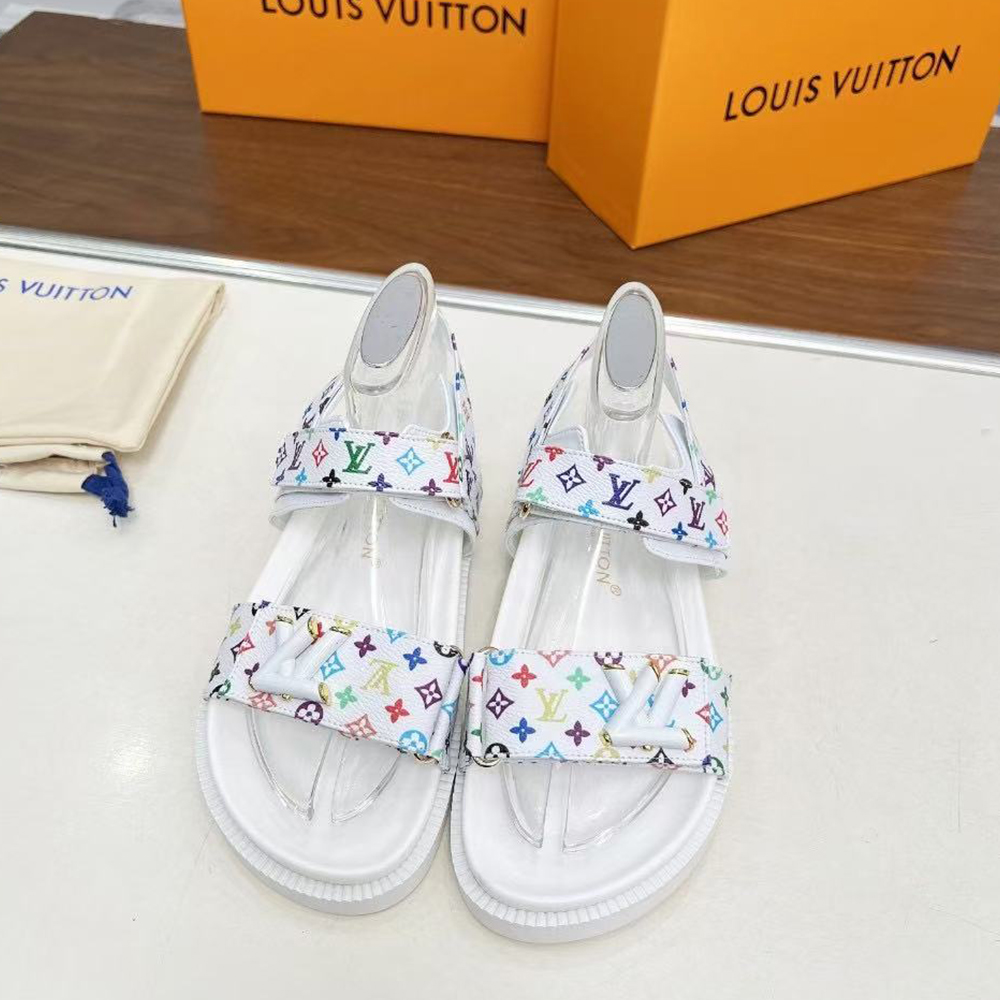 Louis Vuitton x Murakami  Sunset Flat Comfort Sandal (Replica) - Ultra-Collectible