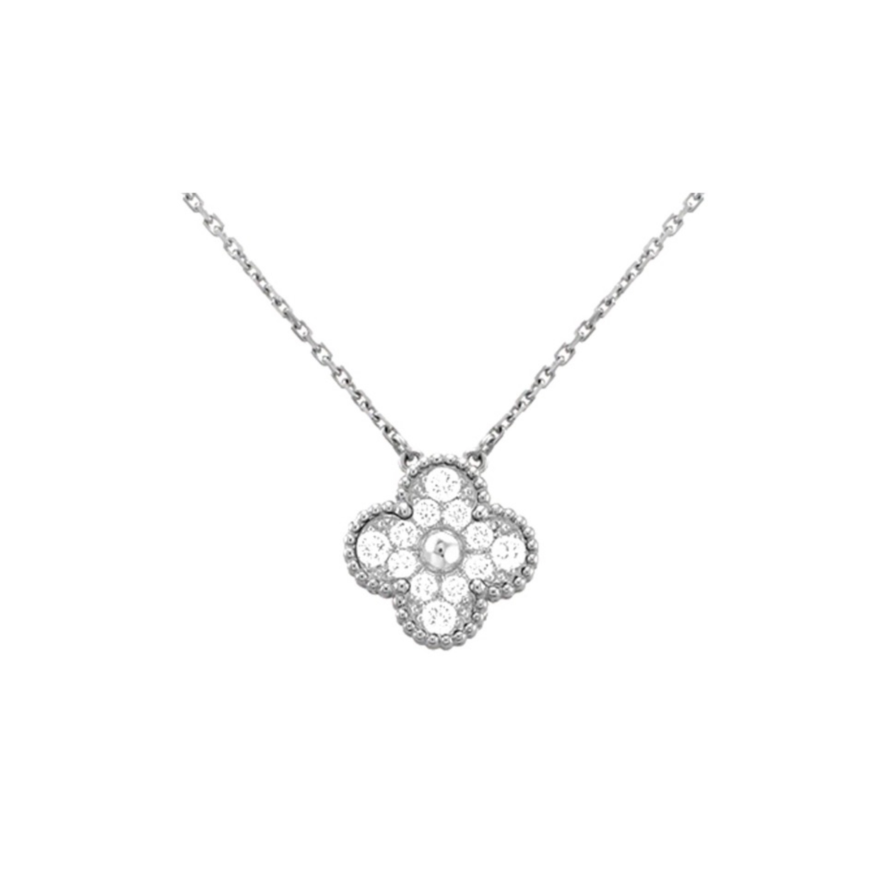 Van Cleef & Arpels Vca Four-Leaf Lucky Necklace - Ultra-Collectible