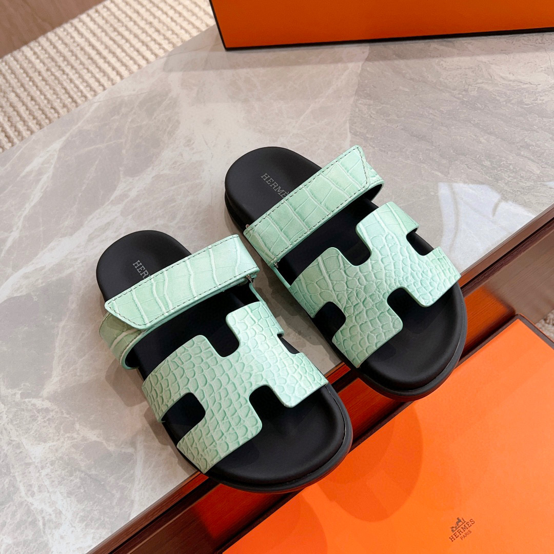 Hermes Chypre  Slide Sandals (Replica) - Ultra-Collectible