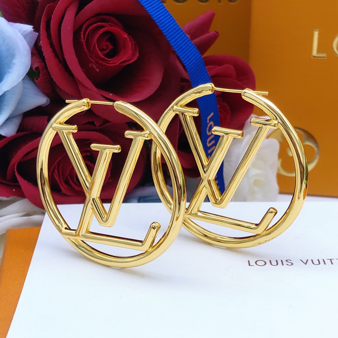 Louis Vuitton LV Circle Earrings （Replica） - Ultra-Collectible