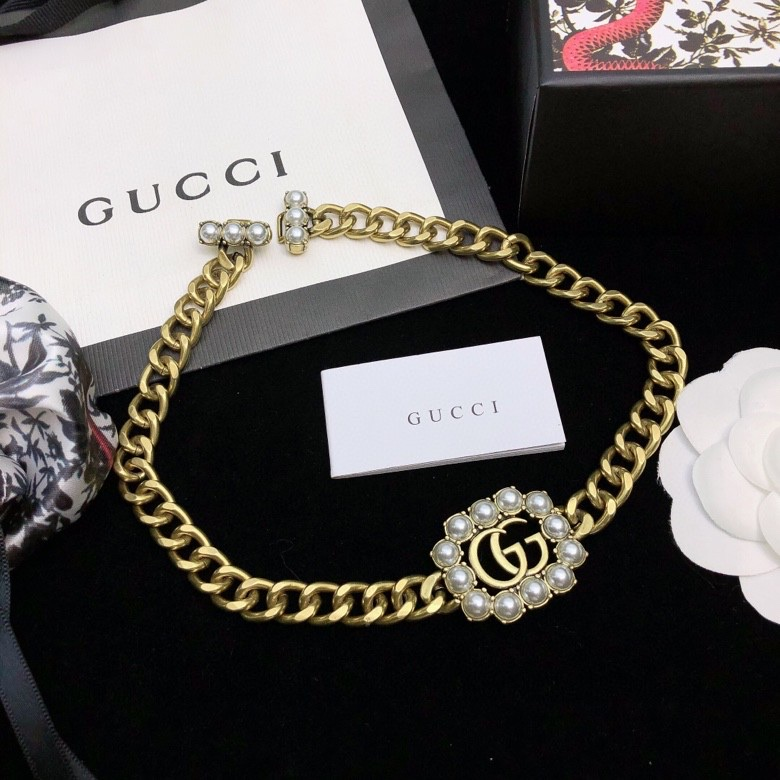 Gucci Double G Pearl Necklace - Ultra-Collectible