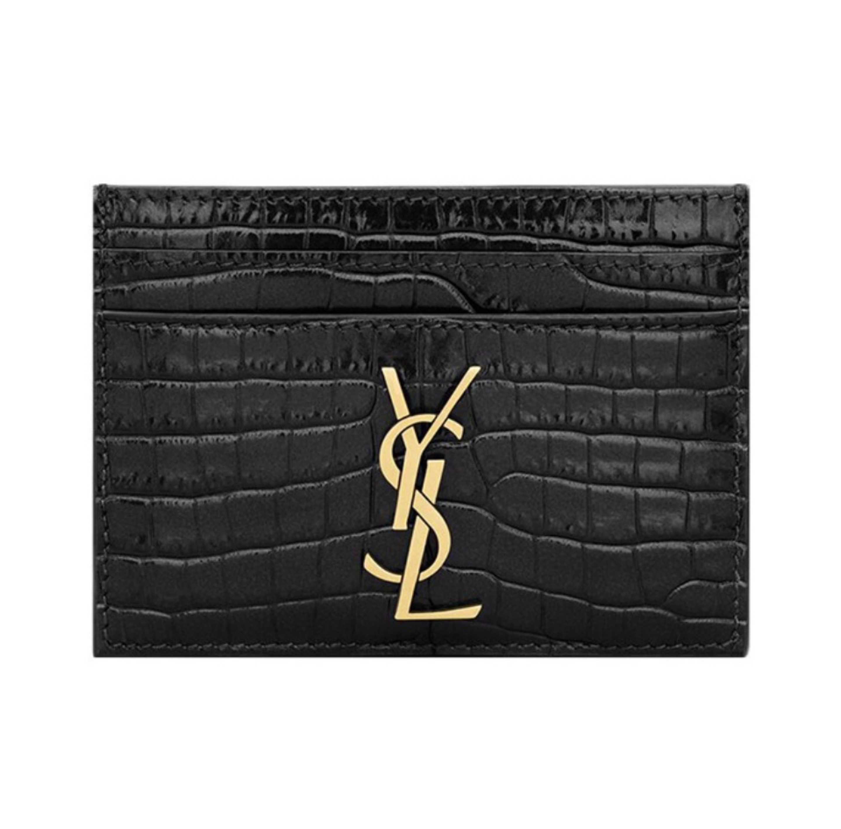 Saint Laurent YSL Crocodile Print Card Bags(Replica) - Ultra-Collectible