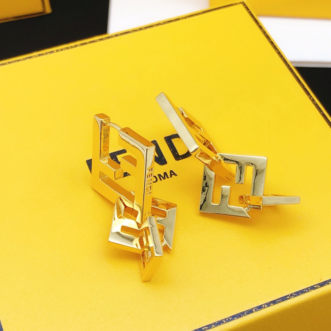 Fendi Irregular Earrings - Ultra-Collectible