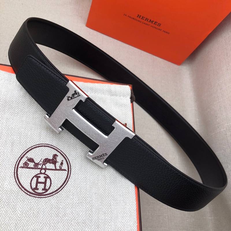 Hermes H Belt Buckle & Reversible Black For Women, Women Belt 380MM - Ultra-Collectible