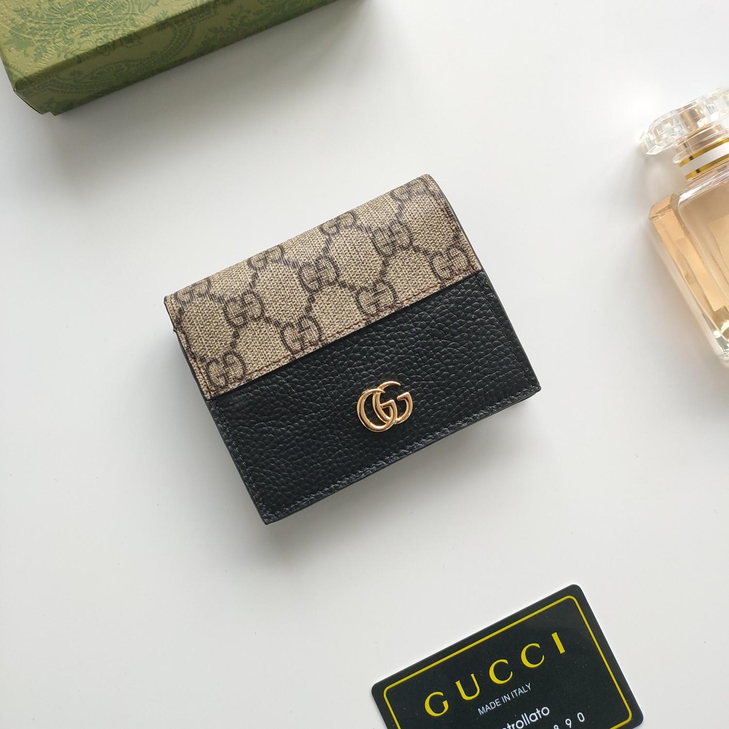 Gucci Unisex GG Marmont Card Case Wallet(Replica) - Ultra-Collectible