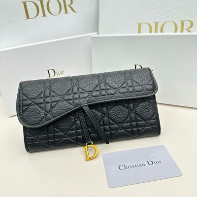 Dior Caviar Leather Wallet (Replica) - Ultra-Collectible