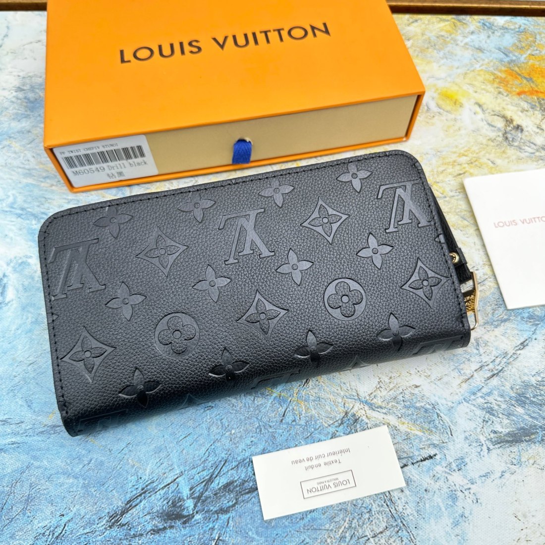 Louis Vuitton LV Zippy Embossed Cowhide Wallet(Replica) - Ultra-Collectible