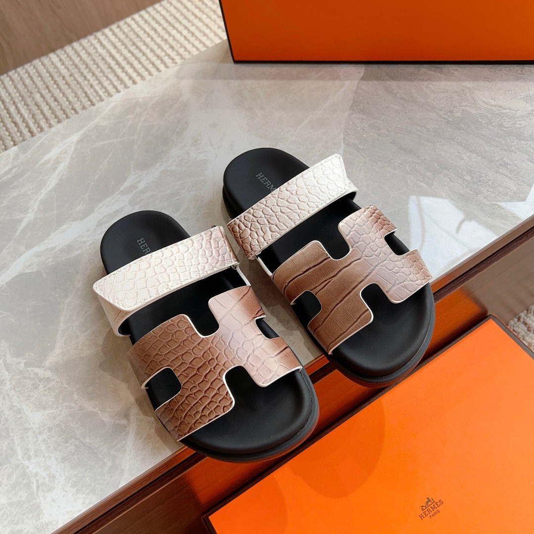 Hermes Chypre  Slide Sandals (Replica) - Ultra-Collectible