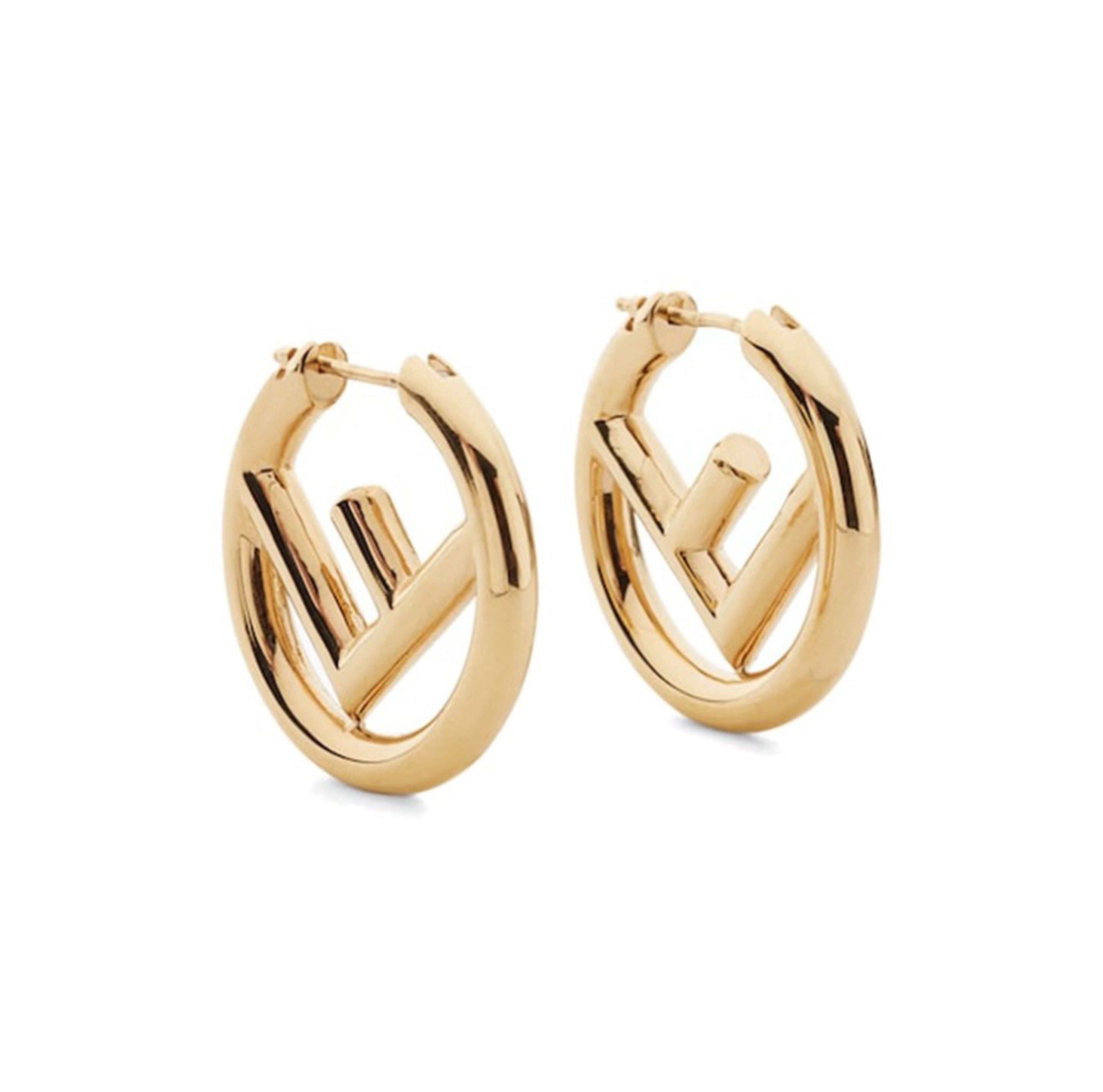 Fendi hollow letter earrings - Ultra-Collectible