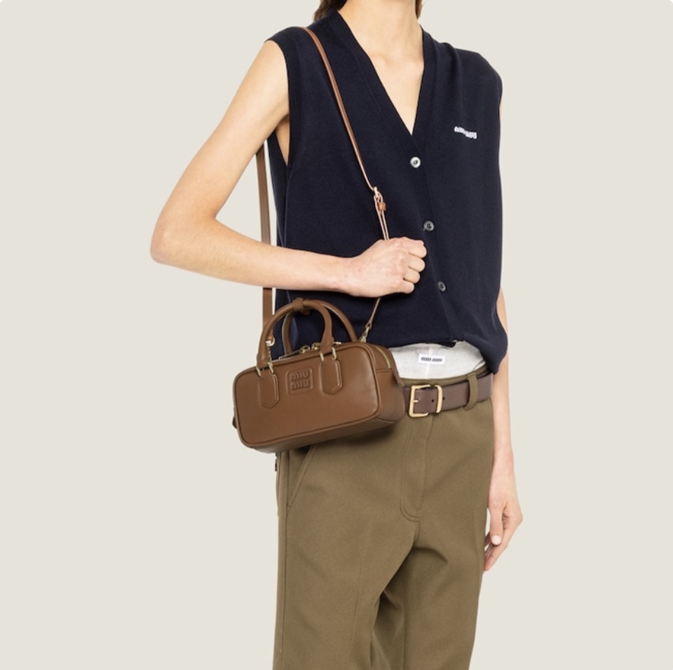 MIU MIU Arcadie Leather Handbag（Replica） - Ultra-Collectible