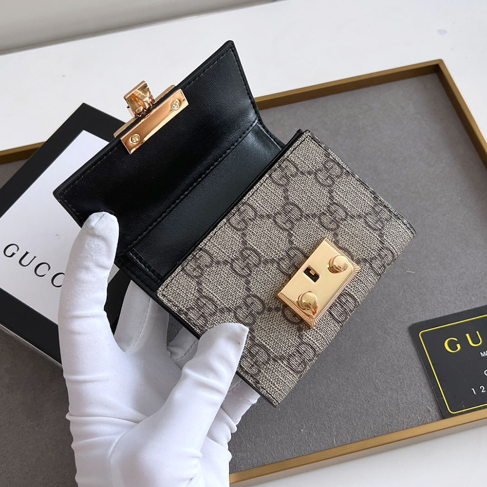 Gucci Padlock Three fold wallet（Replica） - Ultra-Collectible