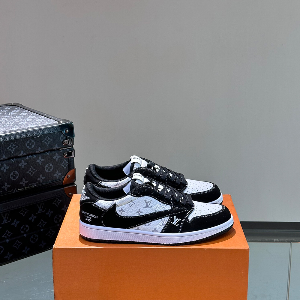 Travis Scott X Nike Air Jordan 1 Low X Louis Vuitton Sneakers (Replica) - Ultra-Collectible