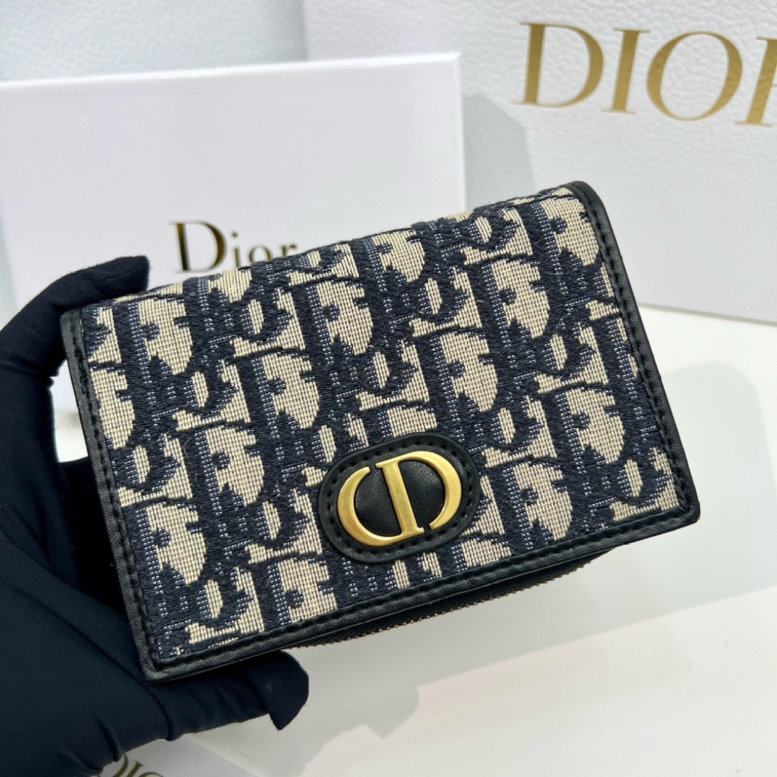 Dior 30 Montaigne Zipper Wallet(Replica) - Ultra-Collectible