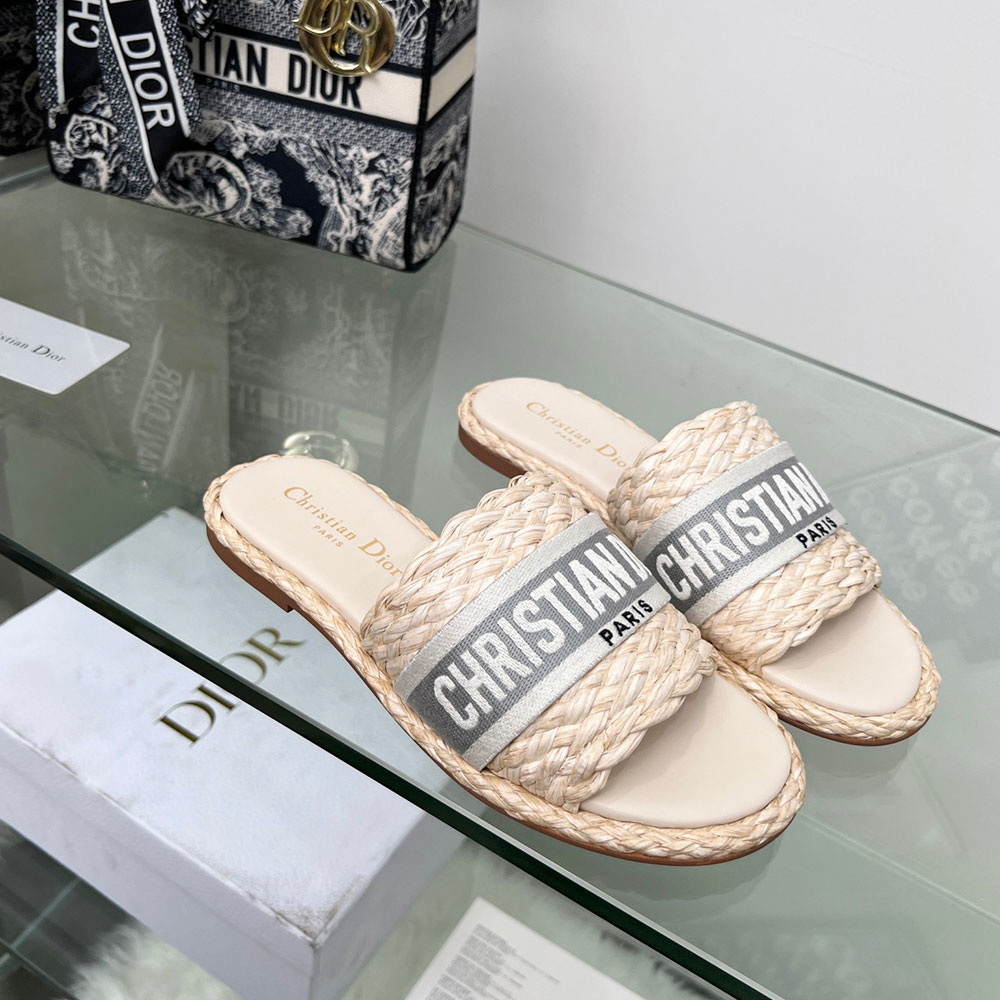 Dior  knit Word Comfortable Fashion Flip-flops  Slide Sandal (Replica) - Ultra-Collectible