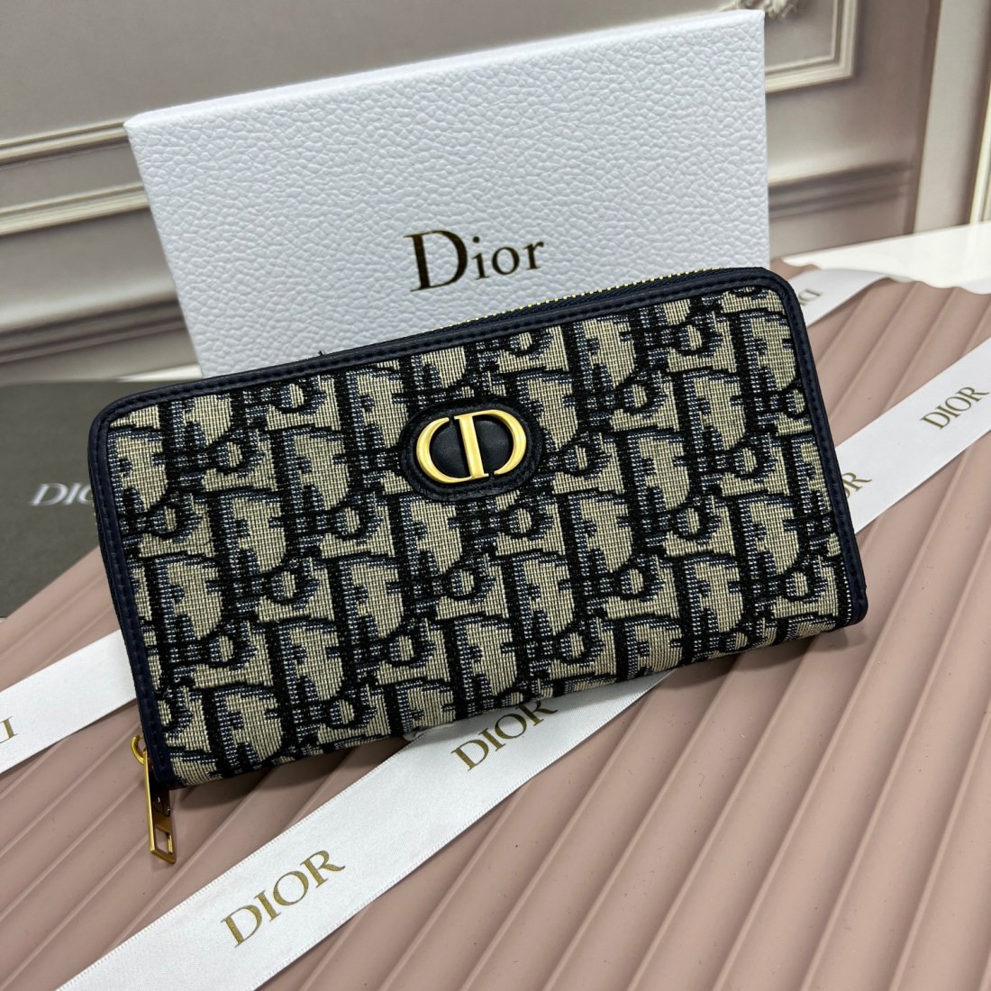 Dior Long Zippered Wallet(Replica) - Ultra-Collectible