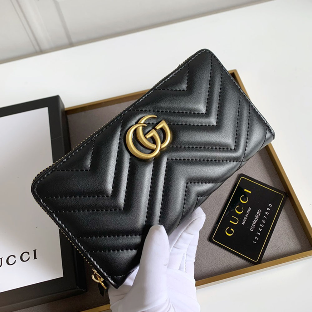 Gucci Unisex GG Long Zipper Wallet 443123（Replica） - Ultra-Collectible