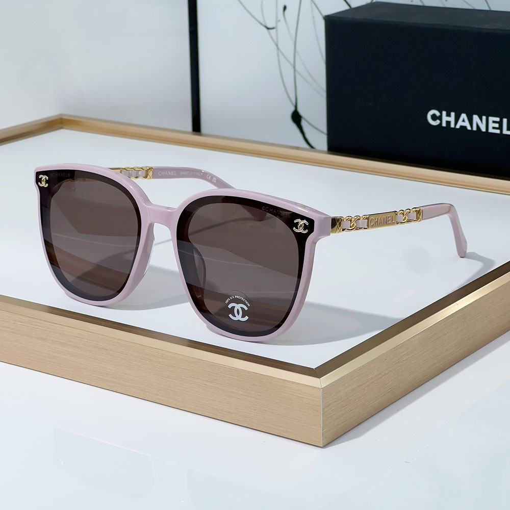 Chanel Mirror Logo Decoration Sunglasses Top quality （Replica） - Ultra-Collectible