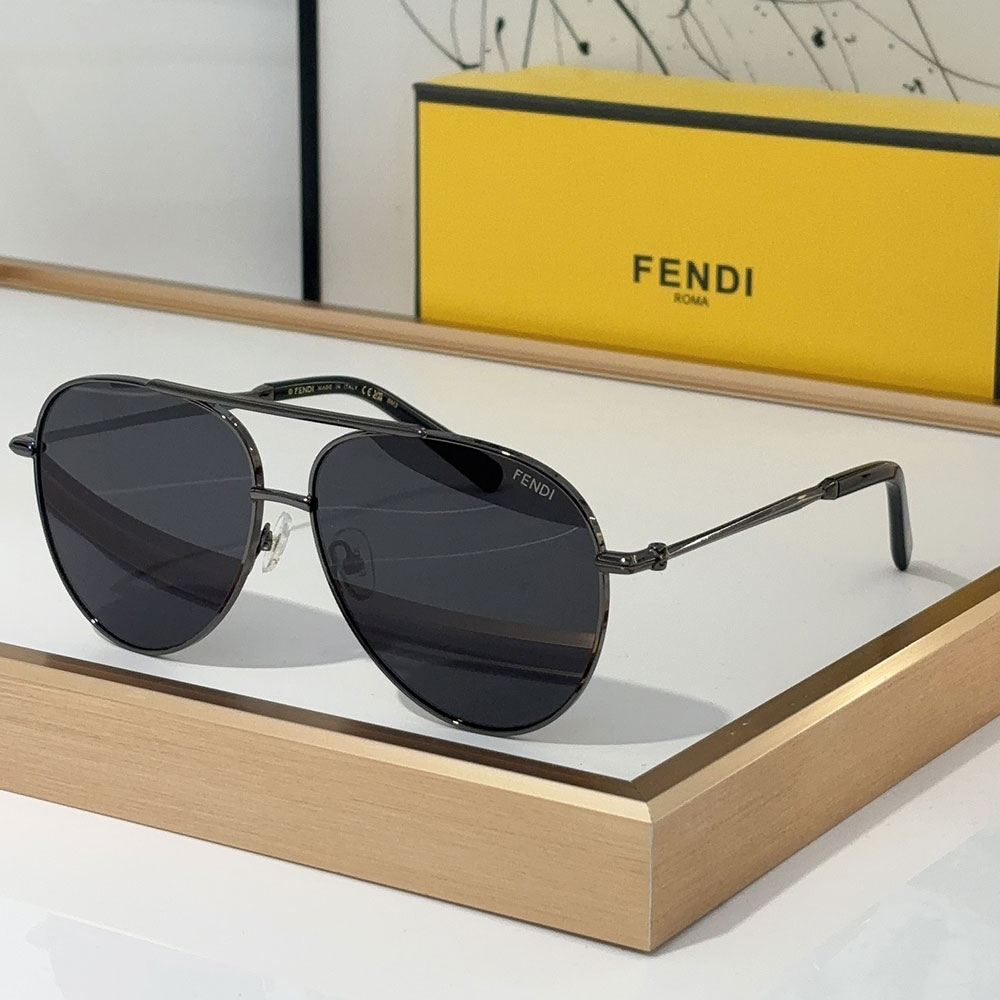 Fendi  Aviator metal Sunglasses Top quality （Replica） - Ultra-Collectible