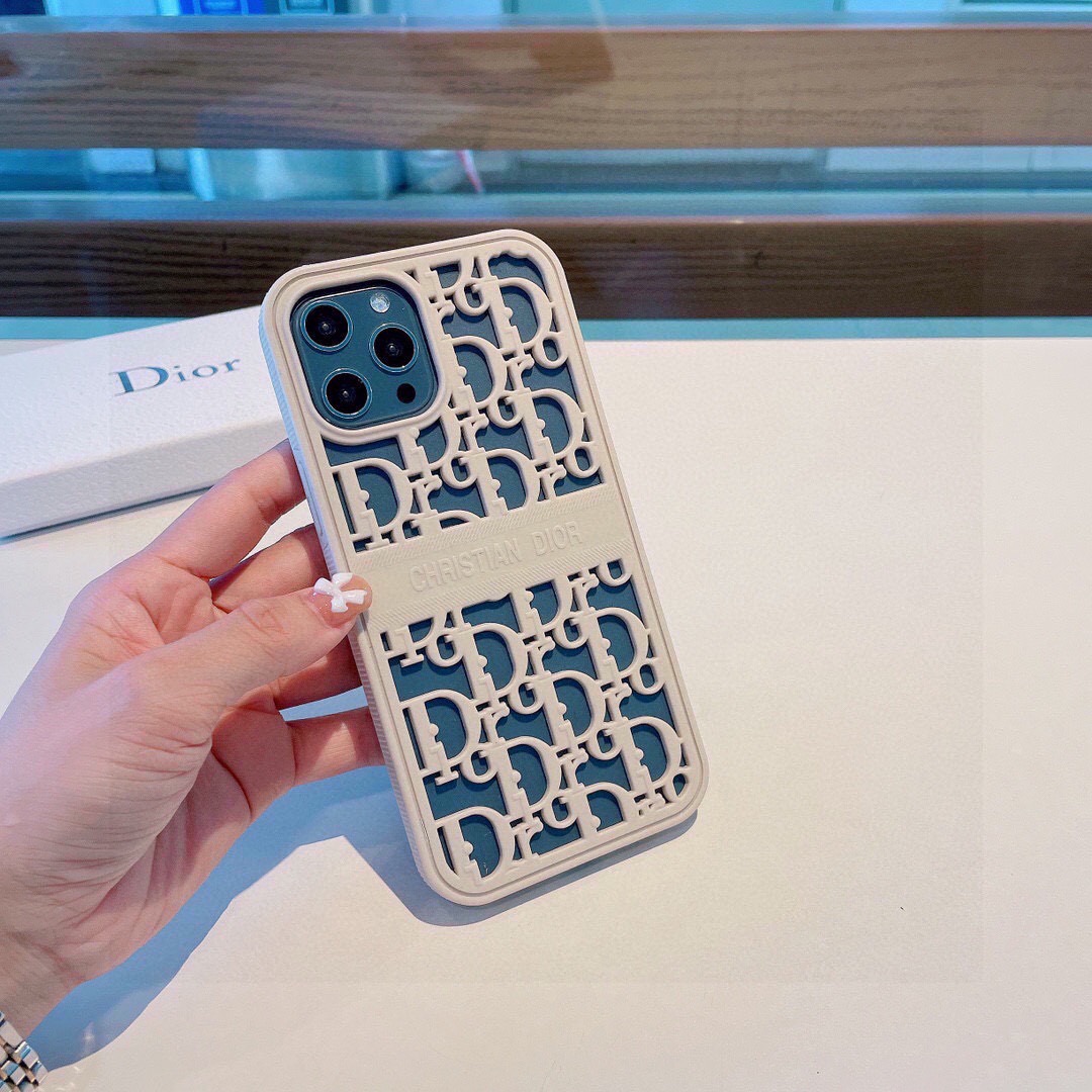 DIOR Hollow Design All-Inclusive Phone Case (Replica) - Ultra-Collectible