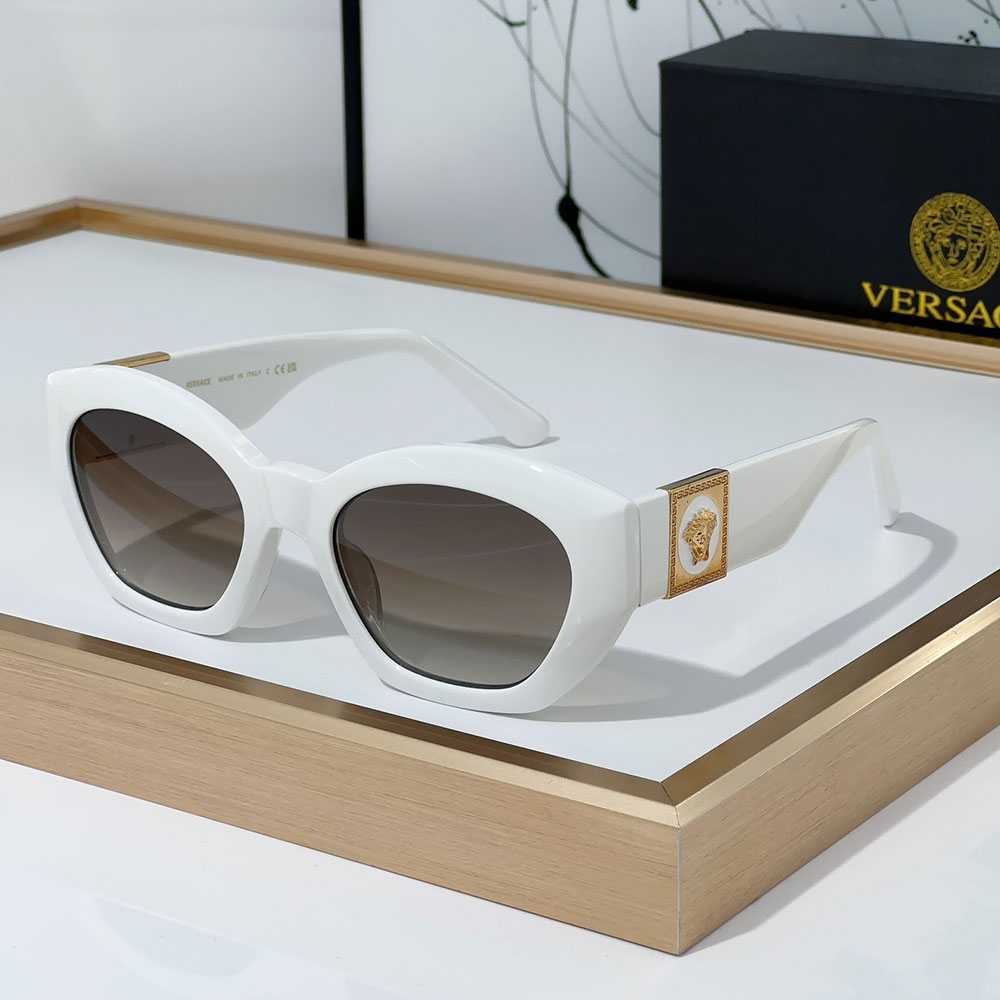 Versace  Mirror leg Logo Plate Frame Sunglasses Top Quality（Replica） - Ultra-Collectible