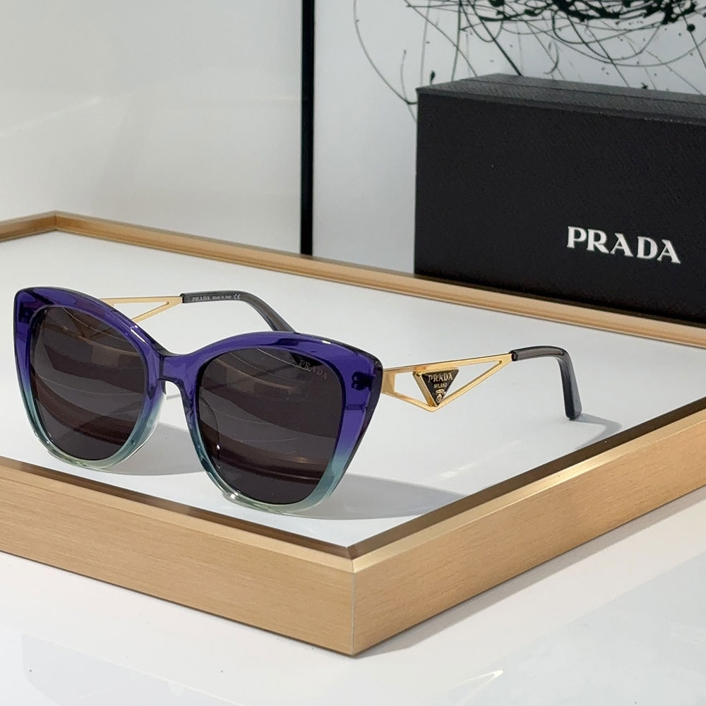 Prada Mirror leg Hollowed Out Stereoscopic Logo  sunglasses Top quality （Replica） - Ultra-Collectible