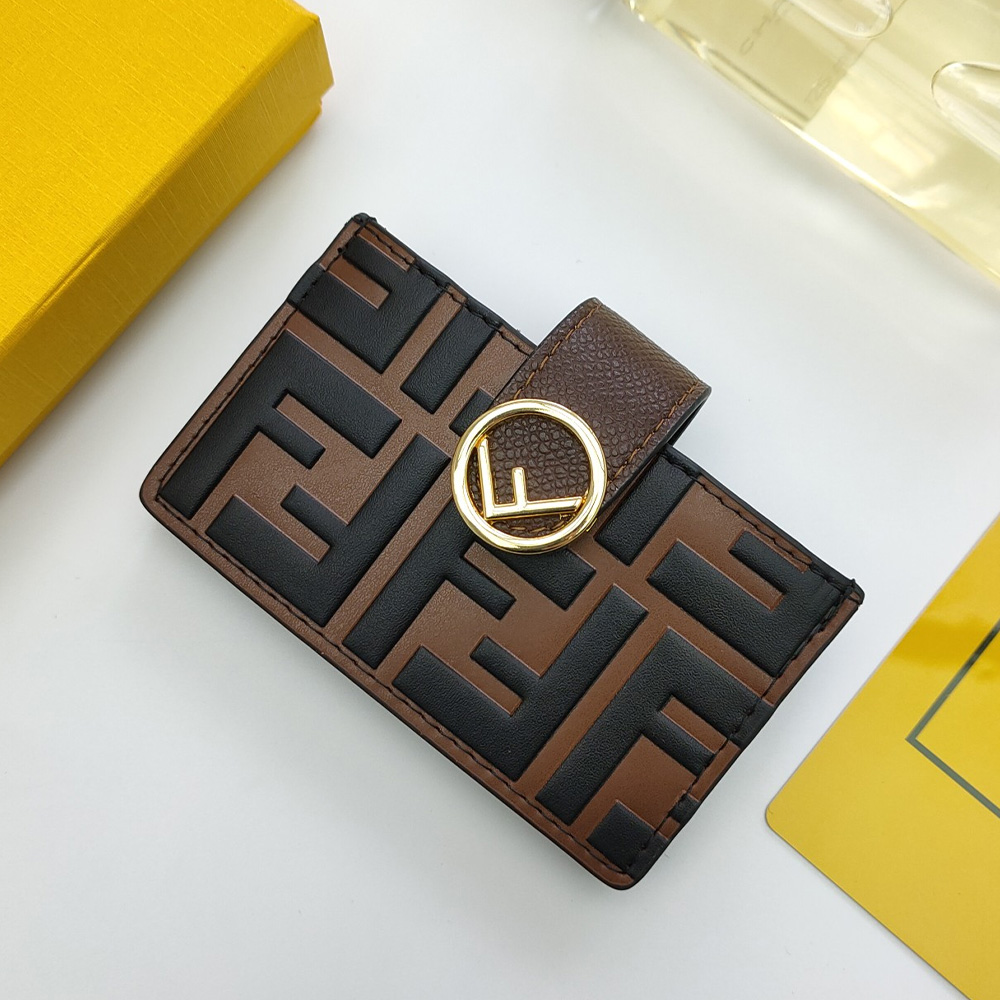 FENDI Embossed Letter Card Holder (Replica) - Ultra-Collectible