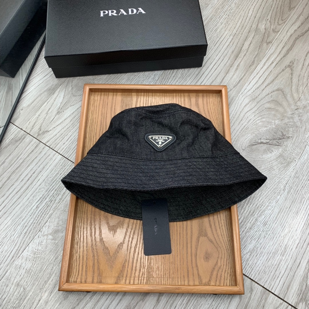 Prada Cotton Printed Fisherman's Hat Sunhat （Replica） - Ultra-Collectible