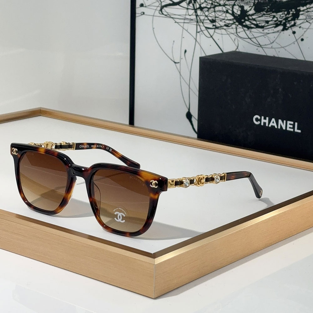 Chanel  Mirror leg With Drill Sunglasses Top quality （Replica） - Ultra-Collectible