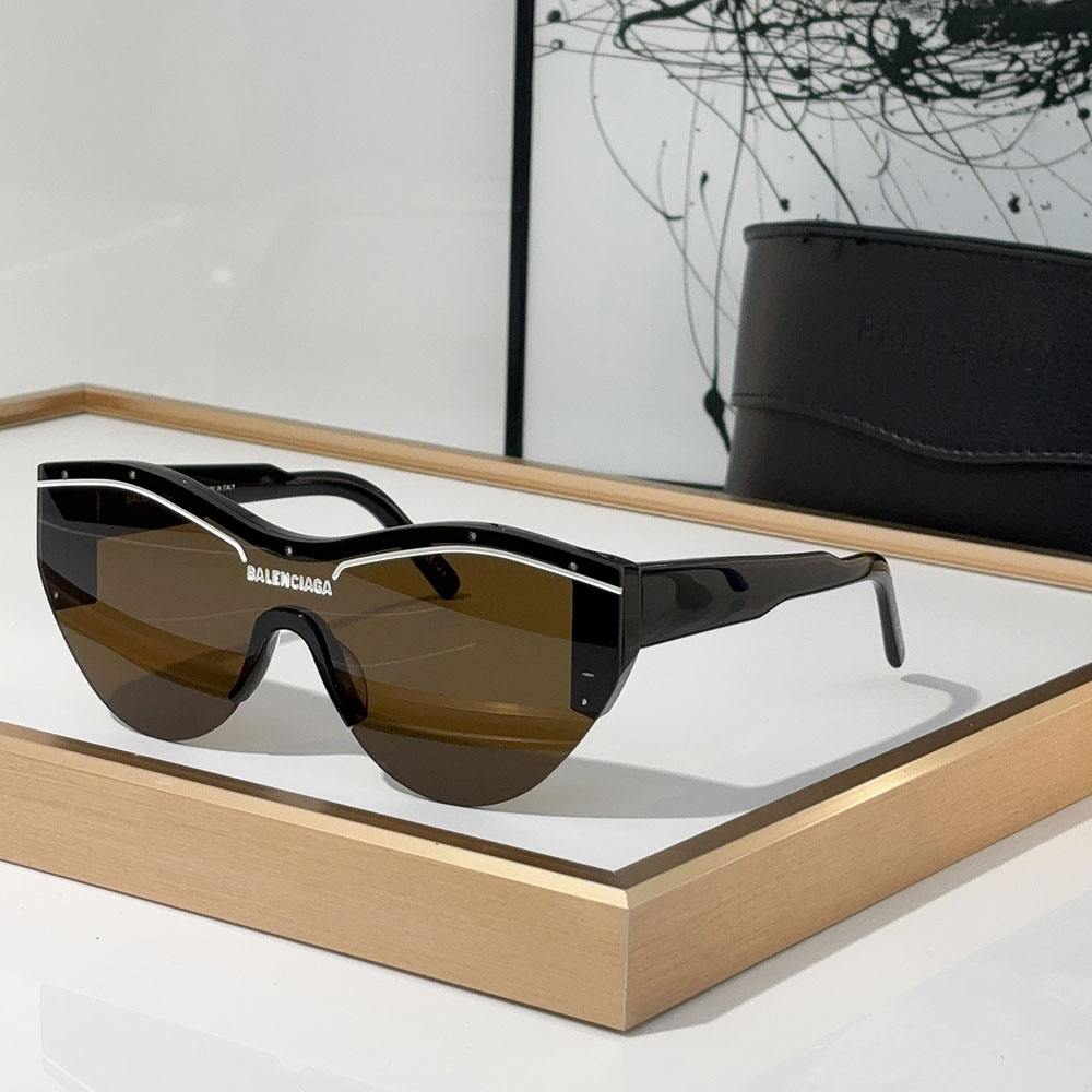 Balenciaga Mirror Logo  Sunglasses Top quality （Replica） - Ultra-Collectible