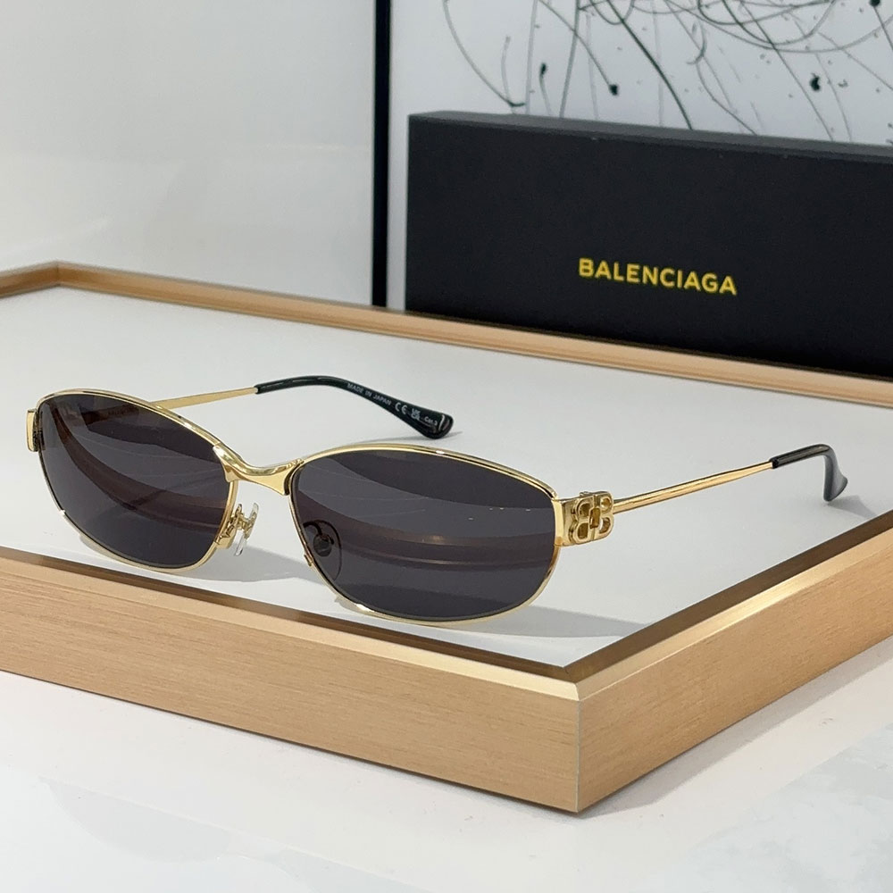 Balenciaga  Metal Mirror leg hollowed Out B Letter Logo   sunglasses Top quality （Replica） - Ultra-Collectible