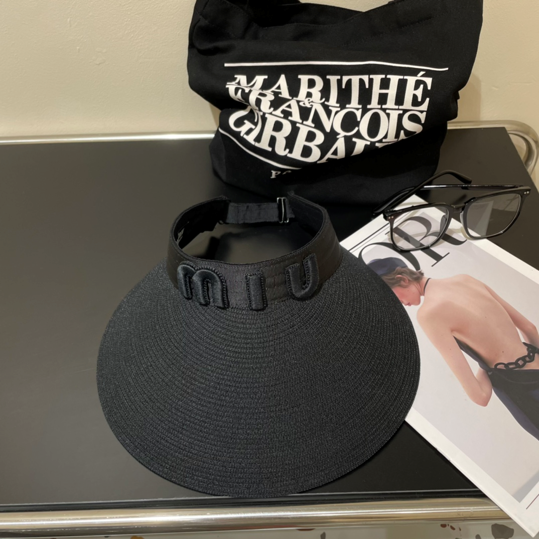 Miu Miu Empty Top Sun Hat  Sunhat （Replica） - Ultra-Collectible