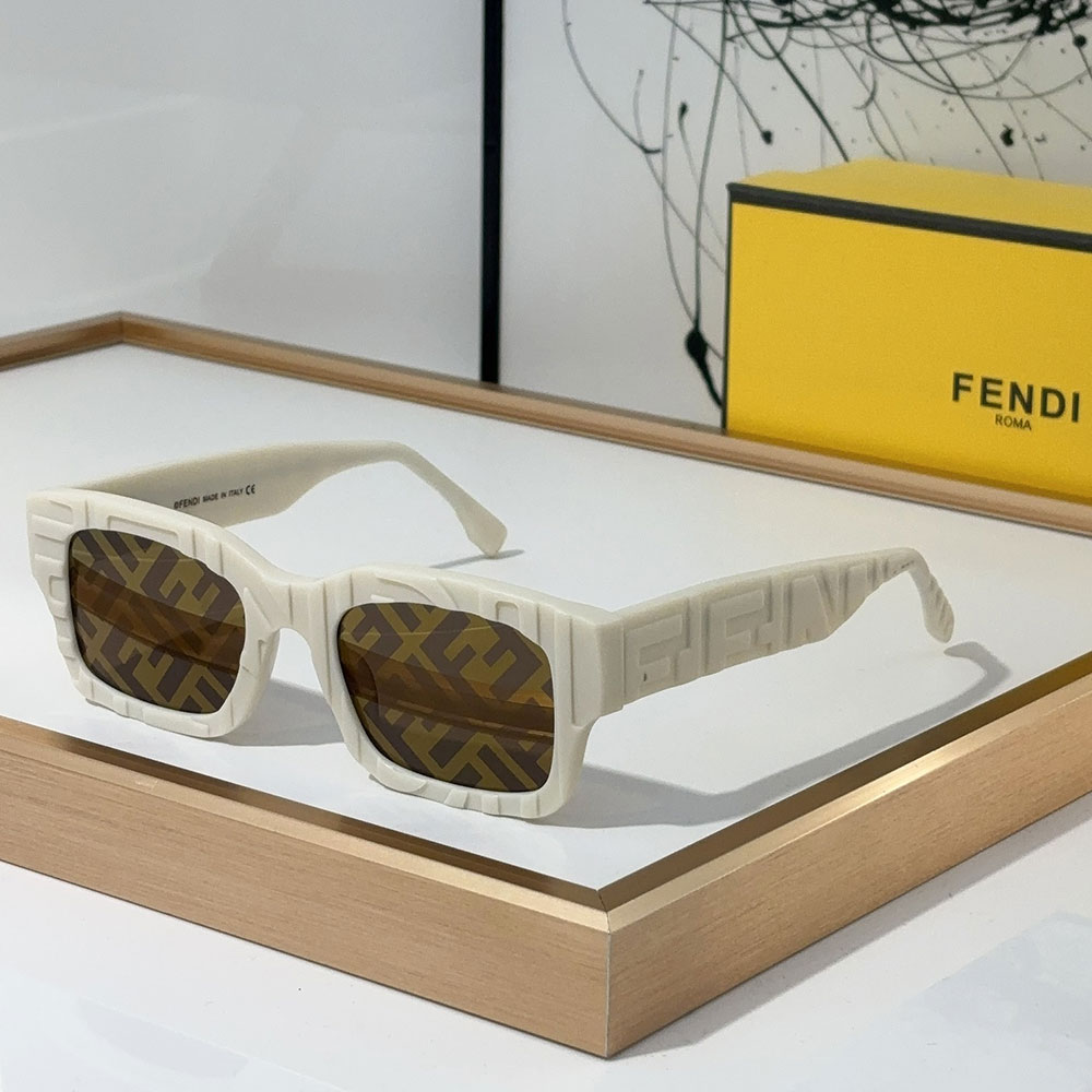Fendi Full frame Logo Sunglasses Top quality （Replica） - Ultra-Collectible