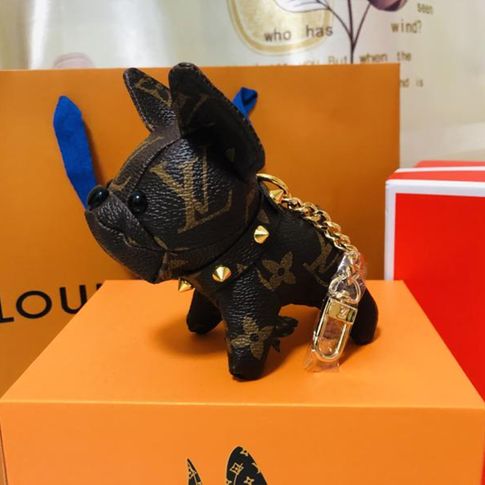 Old Flower French Bulldog Keychain Pendant （Replica） - Ultra-Collectible