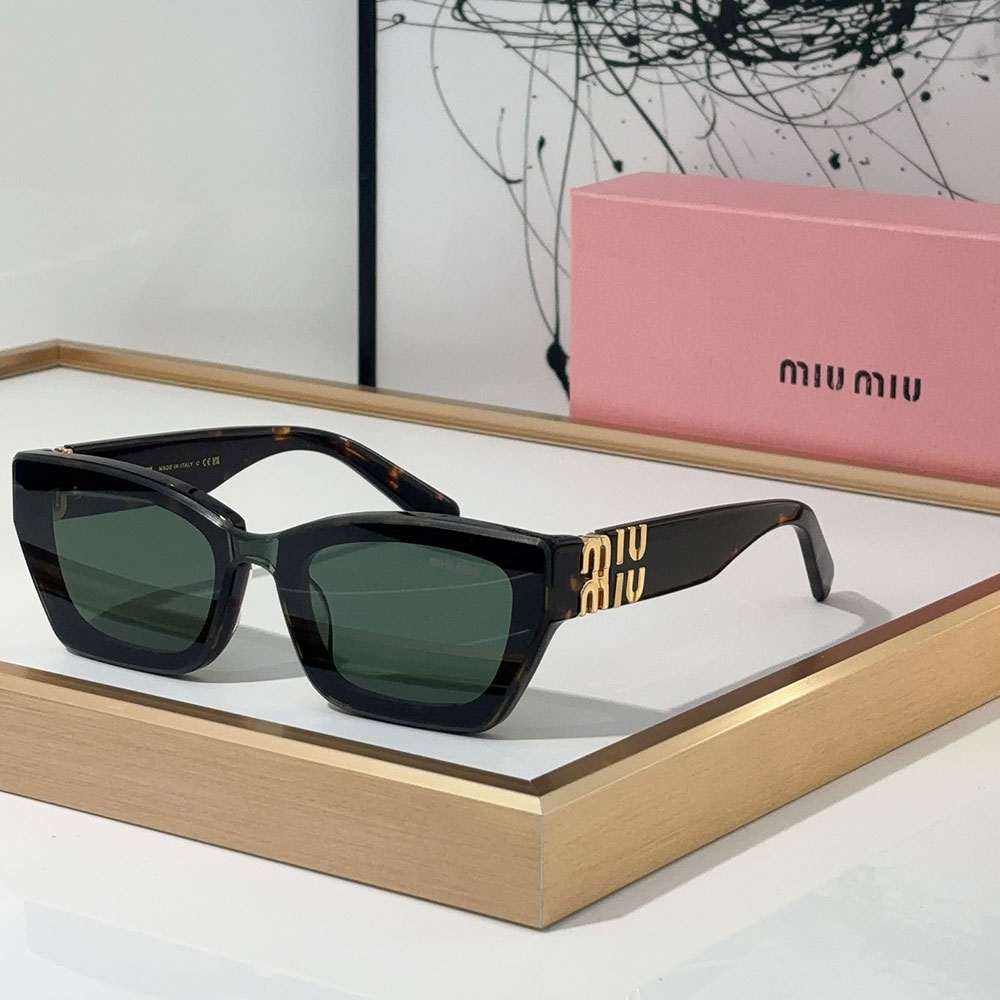 MIU MIU  The Hollow Logo of the Mirror leg Sunglasses Top quality （Replica） - Ultra-Collectible