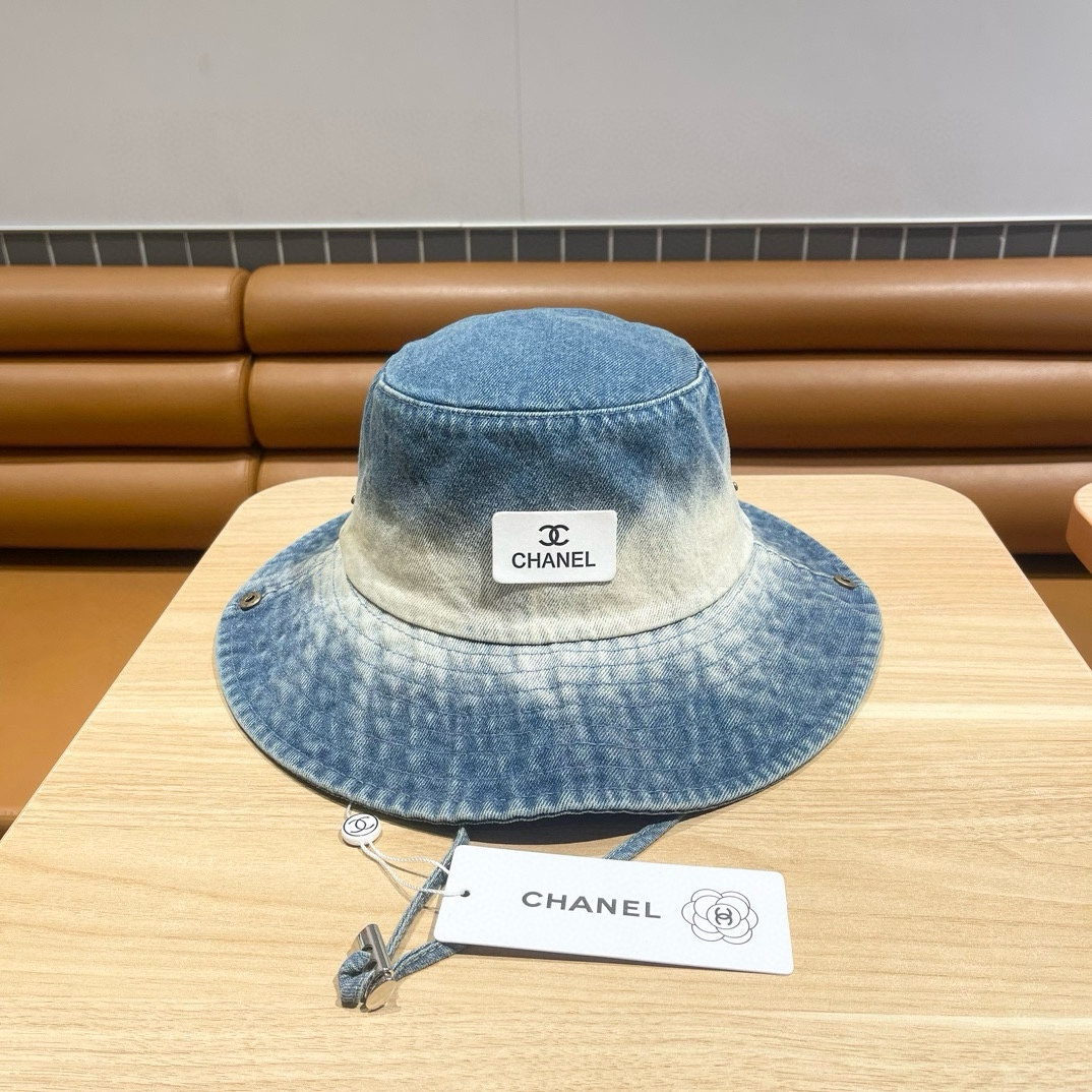 Chanel Tie Dye Old Cowboy Fisherman Hat Sunhat （Replica） - Ultra-Collectible