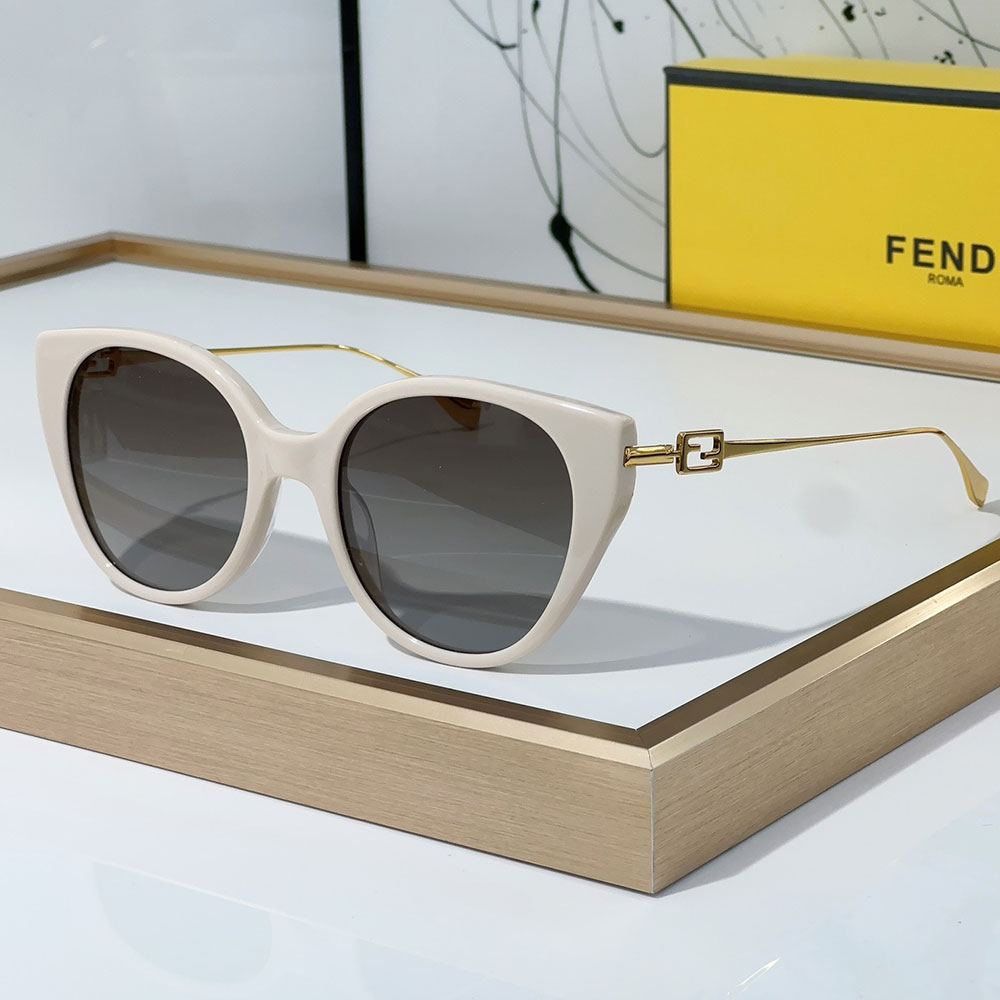 Fendi Slim Metal Mirror legs Sunglasses Top quality （Replica） - Ultra-Collectible