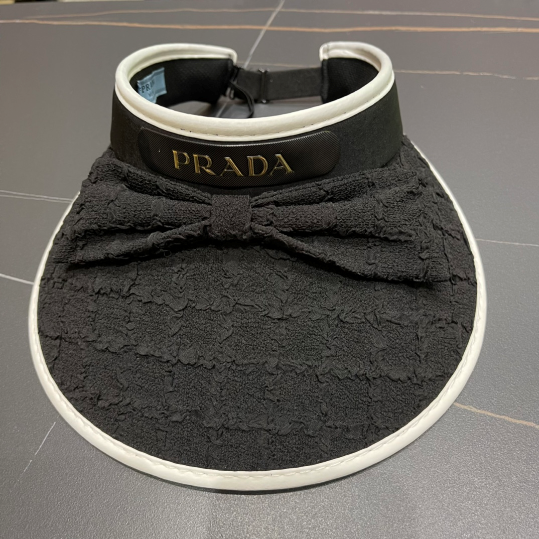 Prada Small Fragrance Sunscreen Hat Sunhat （Replica） - Ultra-Collectible