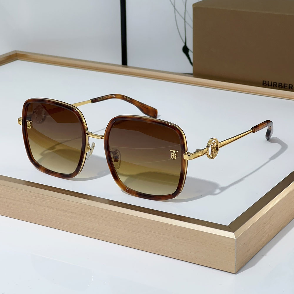 Buberry  Slim Hollowed out Logo on Mirror legs Sunglasses Top quality （Replica） - Ultra-Collectible