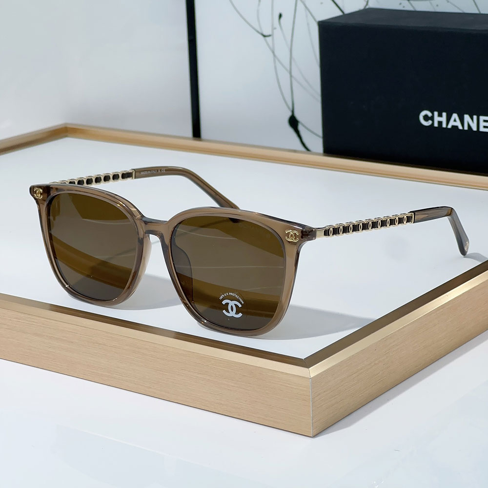 Chanel  Mirror leg Hollowed out Logo Sunglasses Top quality （Replica） - Ultra-Collectible