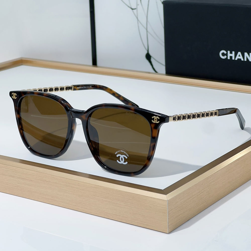 Chanel  Mirror leg Hollowed out Logo Sunglasses Top quality （Replica） - Ultra-Collectible