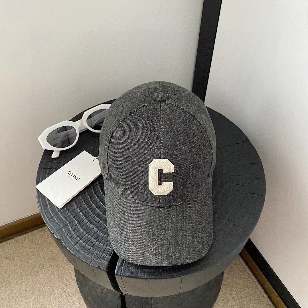 Ceiline Letter Wmbroidery Cap Sunhat （Replica） - Ultra-Collectible