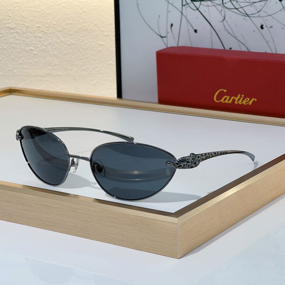 Cartier  Metal Cutout Frame  Sunglasses Top quality （Replica） - Ultra-Collectible