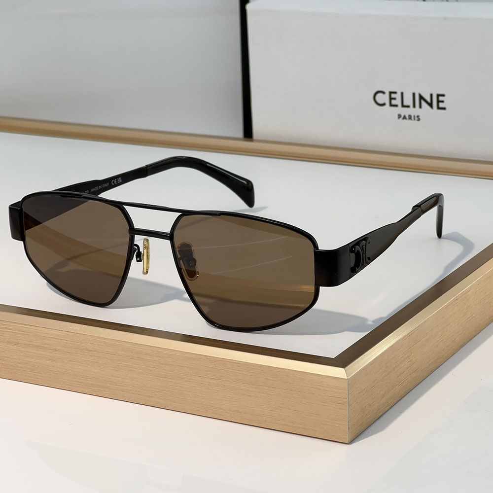 Celine  Metal logo Pattern  sunglasses Top quality （Replica） - Ultra-Collectible