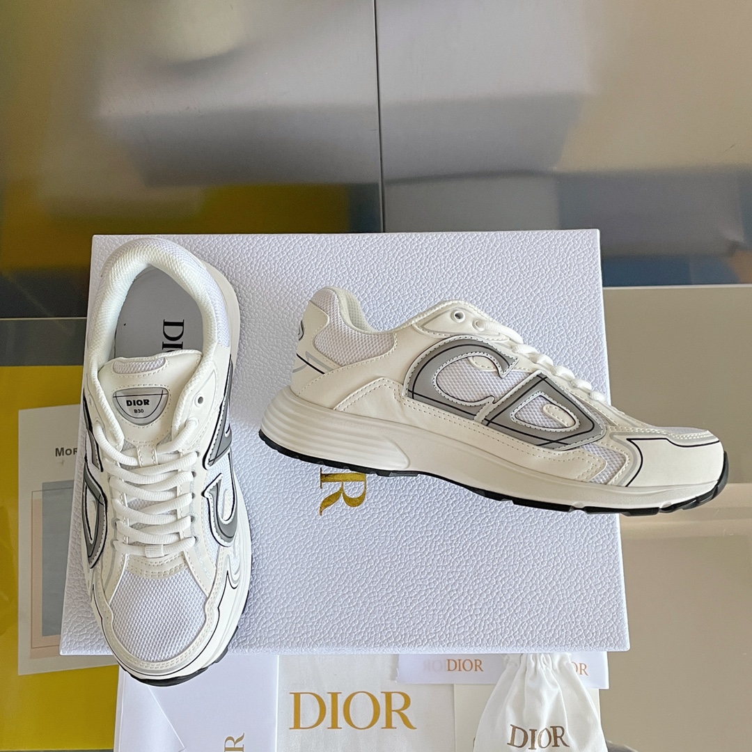 Dior B30 Dad Sneakers White (AAA High Quality Version) - Ultra-Collectible