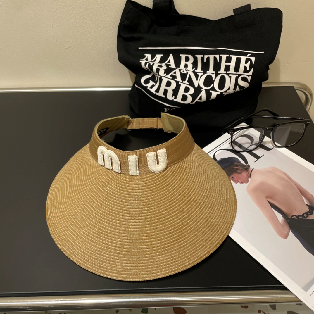 Miu Miu Empty Top Sun Hat  Sunhat （Replica） - Ultra-Collectible